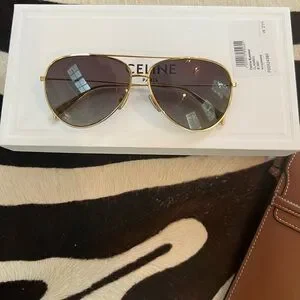 Celine | Accessories | Authentic Celine Gold Aviator  display picture 1
